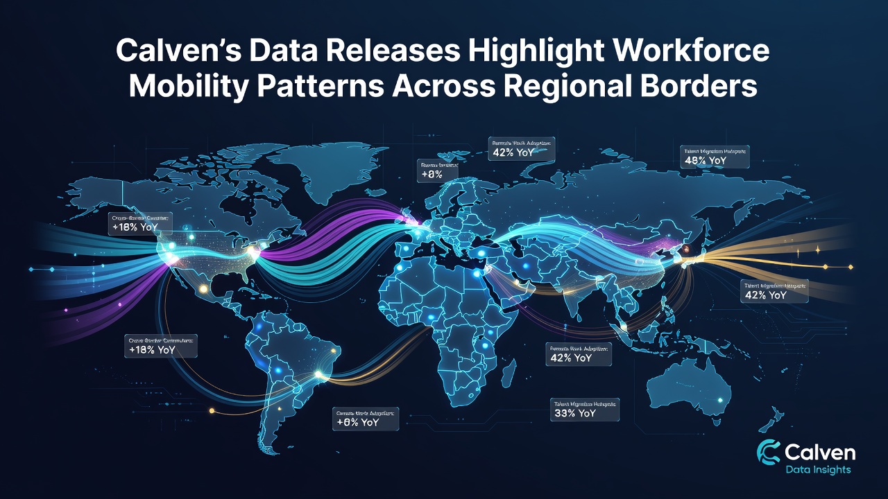 Calven's Data Releases Highlight Workforce Mobility Patterns Across Regional Borders