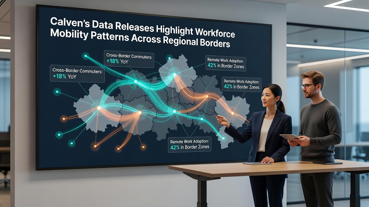 Map illustrating workforce migration corridors between EU member states in late 2026